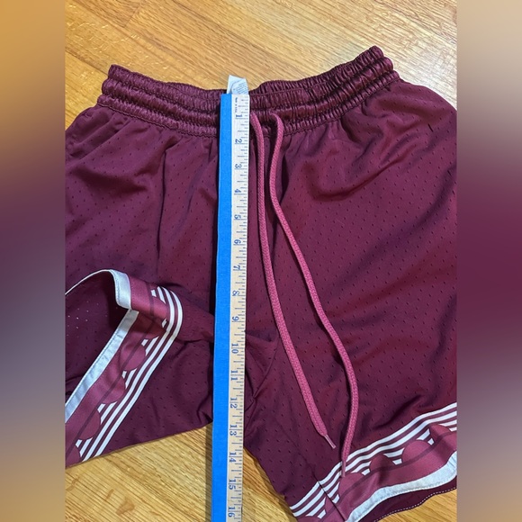NIKE MENS DRI FIT GIANNIS MESH 6" BASKETBALL SHORTS DARK BEETROOT SIZE M (a3 - Picture 10 of 15